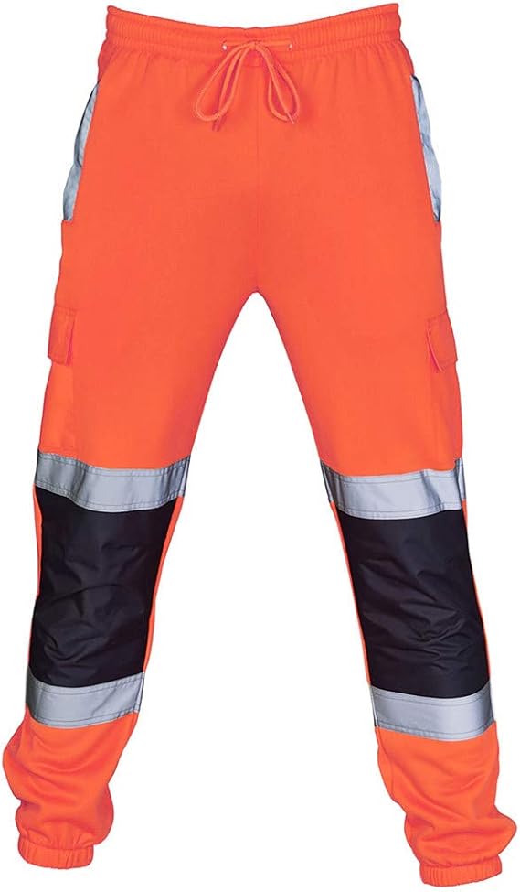 Men’s Reflective Waterproof Work Pants High Visibility Safety Trousers