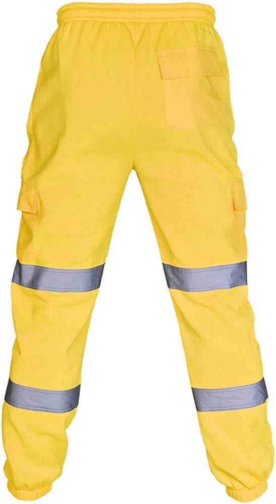 Men’s Reflective Waterproof Work Pants High Visibility Safety Trousers