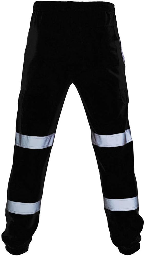 Reflective Safety Work Pants for Men High Visibility Waterproof Cargo Pants