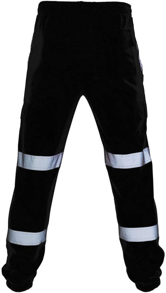 Reflective Safety Work Pants for Men High Visibility Waterproof Cargo Pants