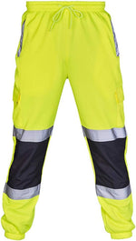 Reflective Safety Work Pants for Men High Visibility Waterproof Cargo Pants
