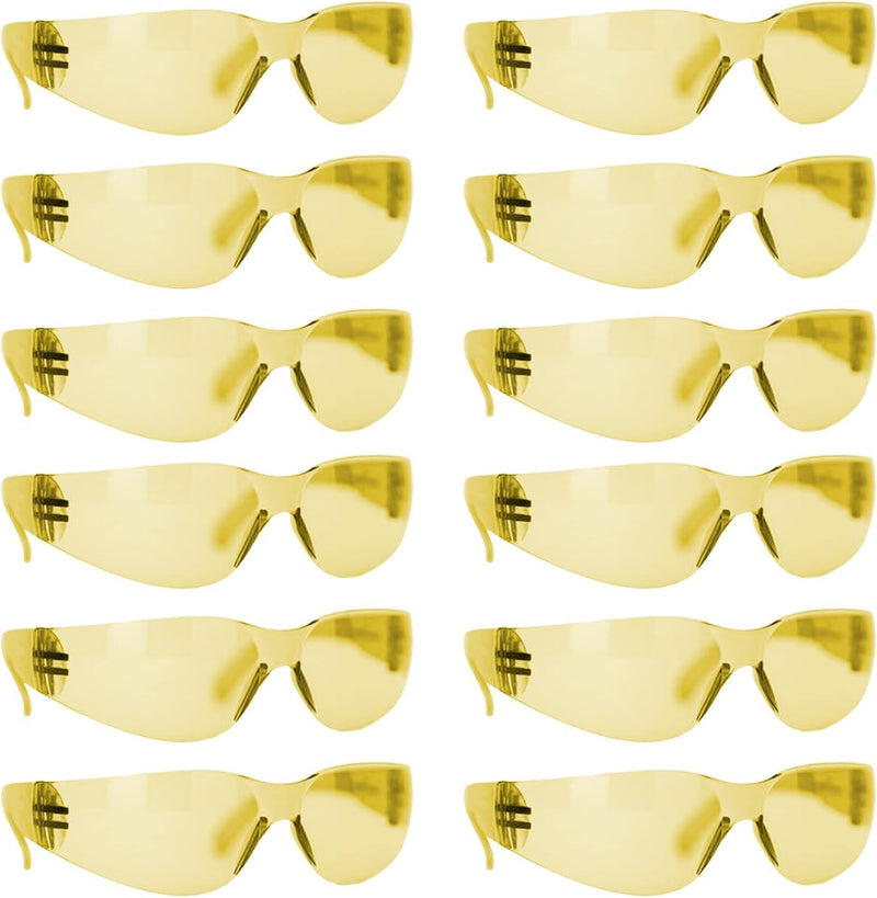 Safety Glasses Anti Scratch Wrap Around ANSI Z87.1 Eye Protection
