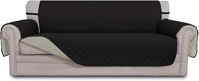 Reversible Quilted Sofa Cover Water Resistant Non Slip Pet Protector