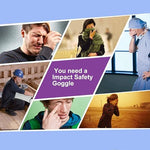 Super More Anti-Fog Protective Safety Goggles Clear Lens Wide-Vision