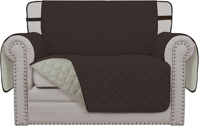 Reversible Quilted Sofa Cover Water Resistant Non Slip Pet Protector