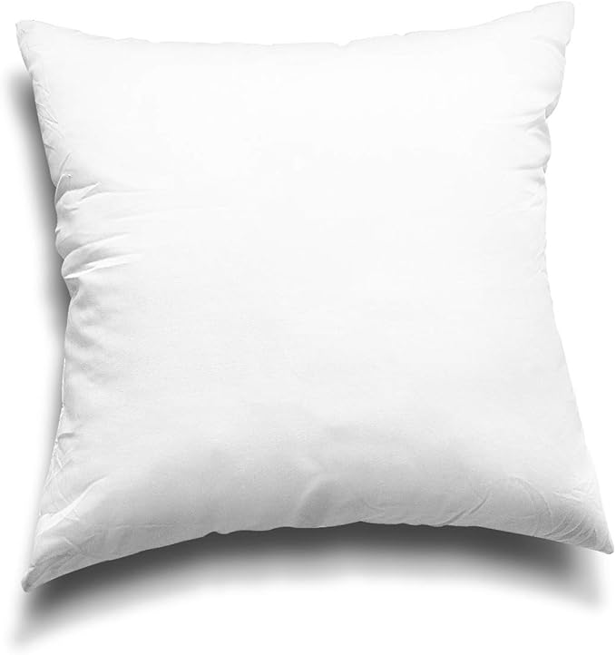 Set of 4 Premium 18x18 Inch Throw Pillow Inserts for Decorative Cushions, Sofa & Bed