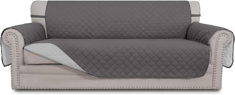 Reversible Quilted Sofa Cover Water Resistant Non Slip Pet Protector