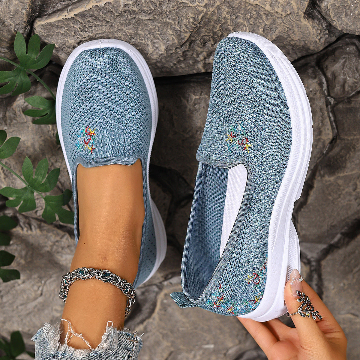 Women's Mesh Casual Breathable Soft-soled Shoes
