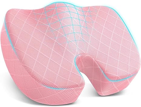 TushGuard Seat Cushion - Memory Foam Cushion for Office Chair, Car Seat