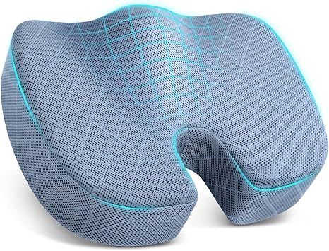 TushGuard Seat Cushion - Memory Foam Cushion for Office Chair, Car Seat