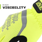 Mechanix Wear: Hi-Viz FastFit Work Gloves with Secure Fit Elastic Cuff