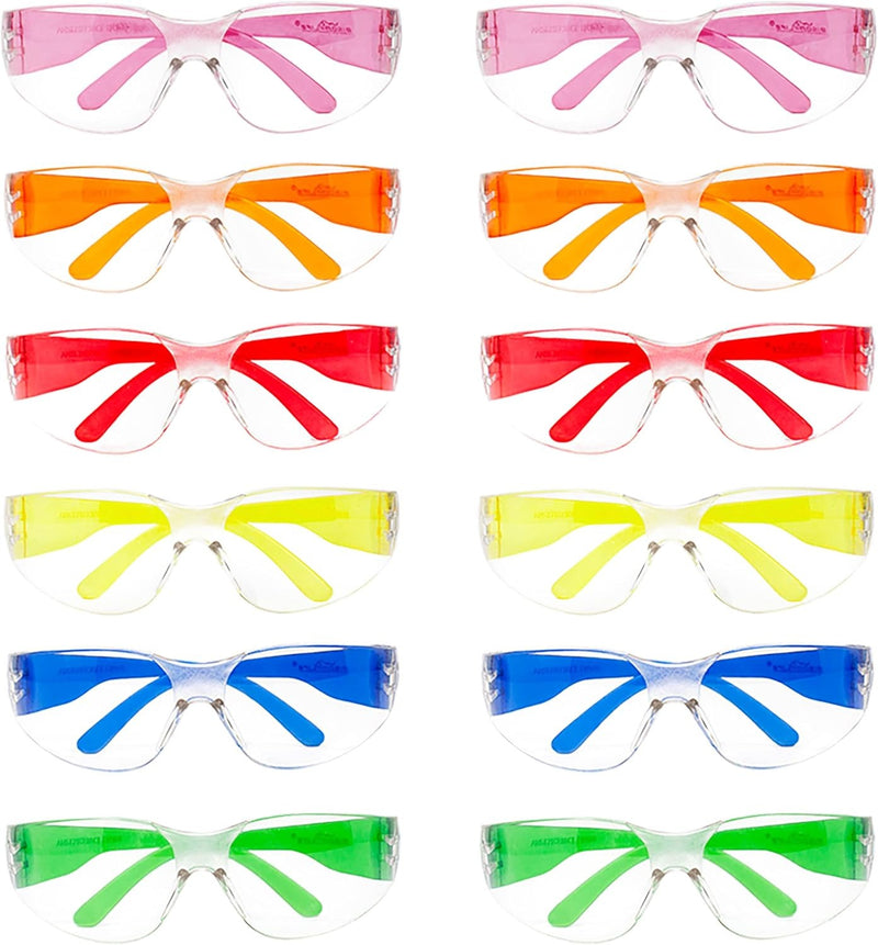 Safety Glasses Anti Scratch Wrap Around ANSI Z87.1 Eye Protection