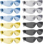 BISON LIFE Safety Glasses - Scratch Resistant Wrap Around Eyewear, Polycarbonate ANSI Z87.1 Impact Resistant Lens