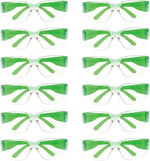 BISON LIFE Safety Glasses - Scratch Resistant Wrap Around Eyewear, Polycarbonate ANSI Z87.1 Impact Resistant Lens