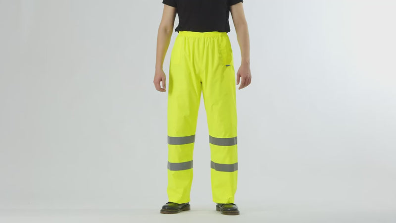 Men’s Reflective Waterproof Work Pants High Visibility Safety Trousers